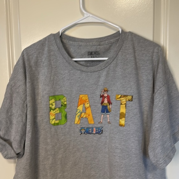 BAIT X ONE PIECE MEN BAIT LOGO FT LUFFY TEE Gray One Piece Graphic T-Shi… - Picture 2 of 6